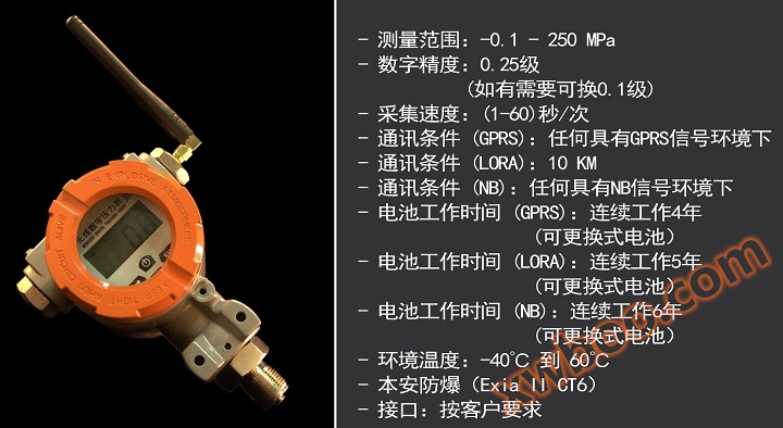 Экспортный - цифровой индикатор беспроводного преобразователя давления DW - P300