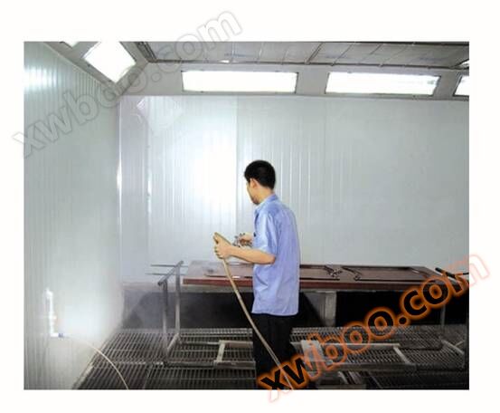 Dust free spray painting room