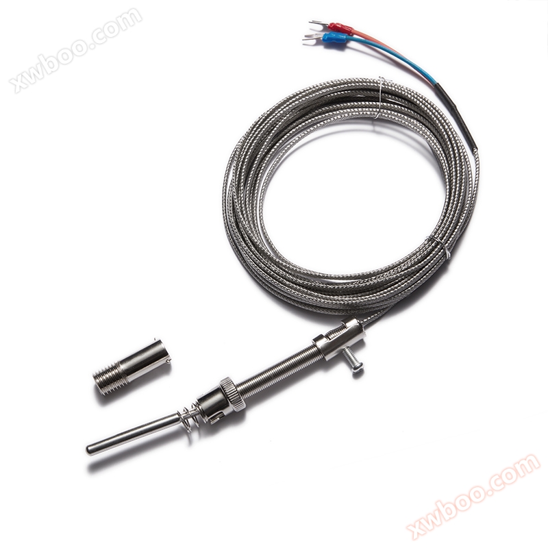 Old style compression spring thermocouple, thermal resistance