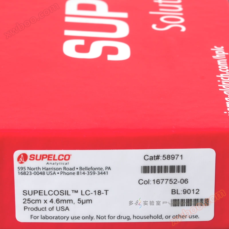 HPLC của SUPELCOSILTM LC-18-T 色谱柱
