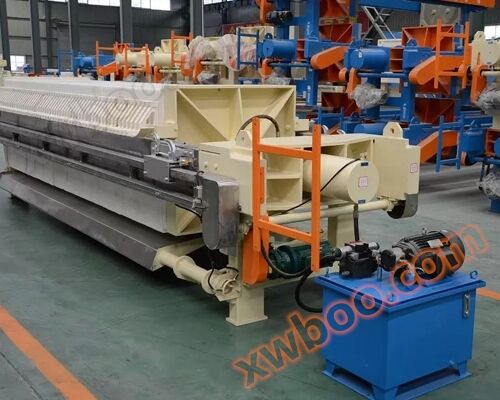 Pull plate filter press
